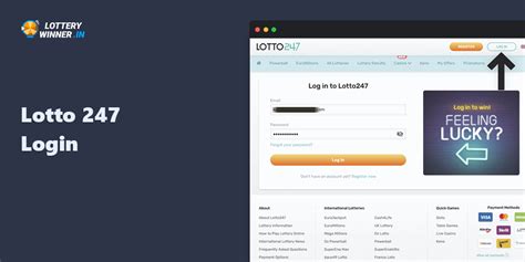 lotto247 login|lotto 247.